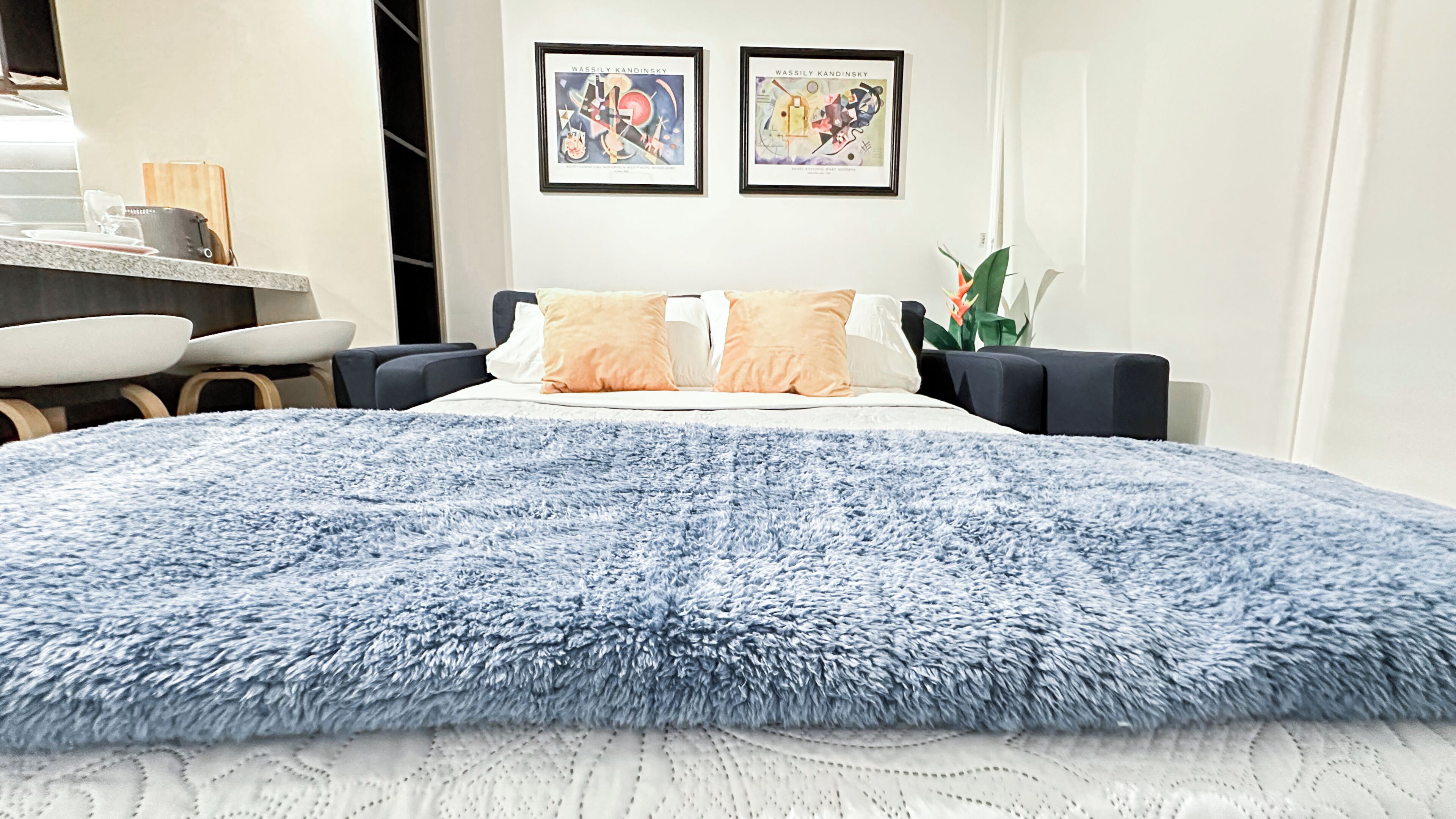 Standard Apartment, 1 King Bed with Sofa bed, Balcony | Iron/ironing board, free WiFi