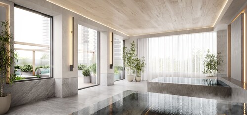 Elegant 1+1bed 1bath |Sauna|Gym | Cold plunge