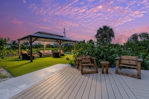 Ferienhaus, Mehrere Betten (Sunshine Dock House) | Terrasse/Patio