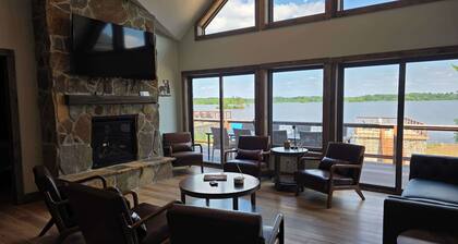 Pontoon | 10BR Lakehouse Sleeps 32| Hot Tub & Beach # 5