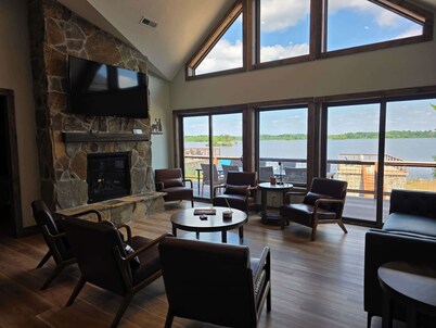 Pontoon | 10BR Lakehouse Sleeps 32| Hot Tub & Beach # 5