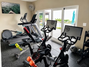 Fitness facility - Brimstone Suite – Luxury Ocean View Suite Sunset Reef St. Kitts (Trinity)
