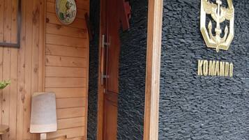 Villa, vue montagne | Détail de l’extérieur