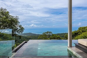 Pool - 2 BDRM Ocean & Mountain View Villa + Infinity Pool (Uvita)