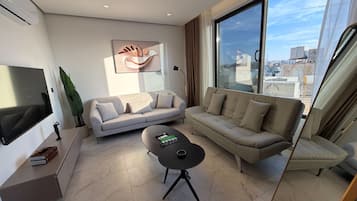 Appartamento, 1 camera da letto, accessibile ai disabili, fumatori | Soggiorno