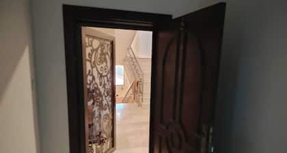 a luxury apartment with an extravagent experience with the quiet neighbourhood