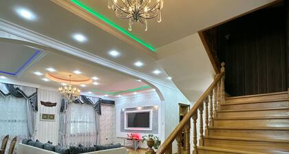 Spacious 7-bedroom house in peaceful Baku with AC