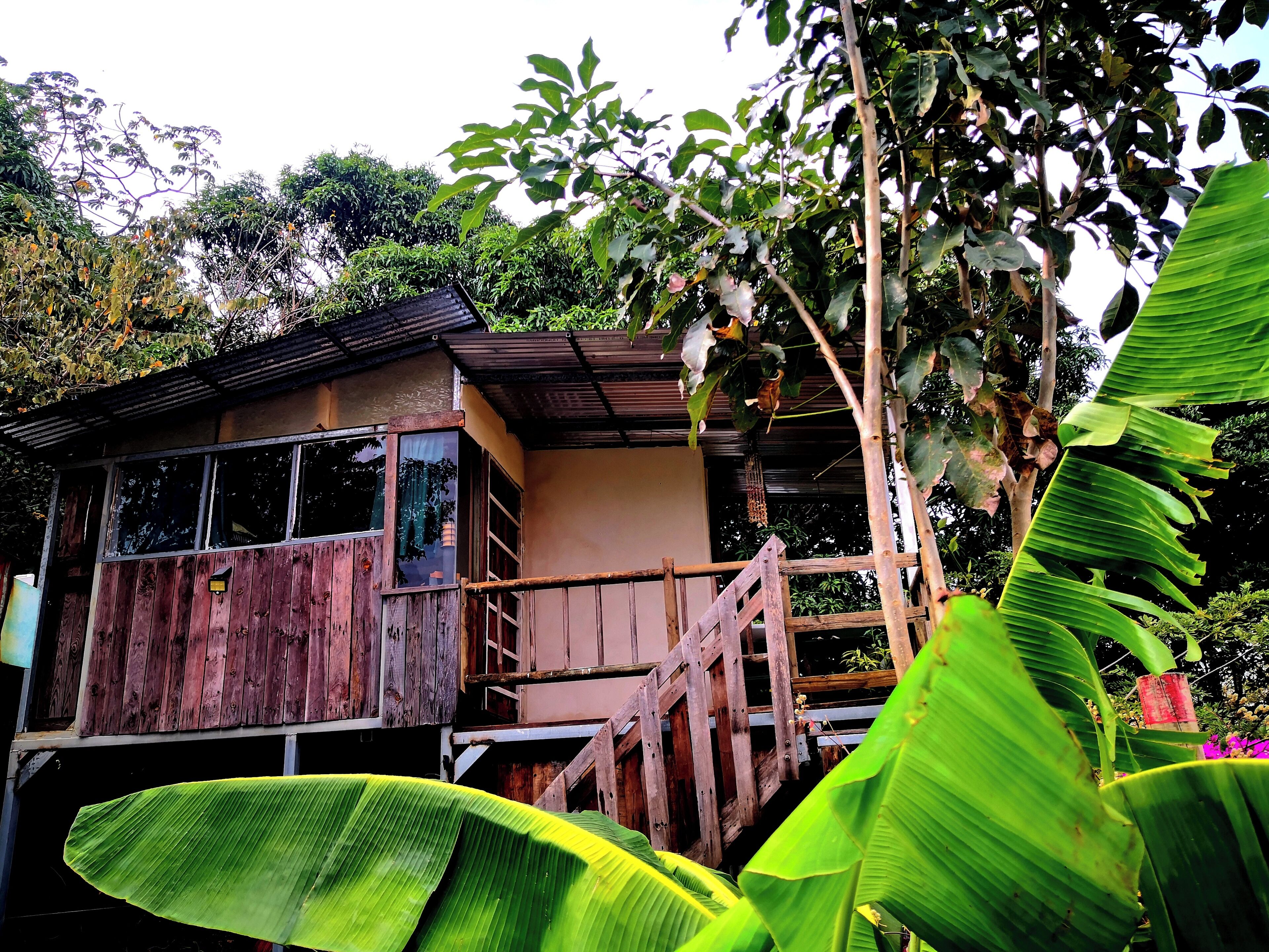 Casa, 1 quarto, varanda | Jardim