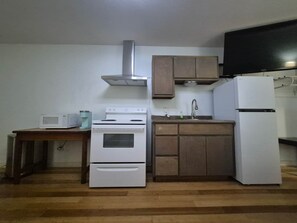 Refrigerador, placa de cocina