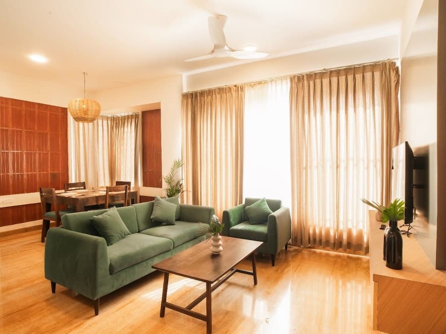 Apartamento, 2 habitaciones, balcón | Zona de estar