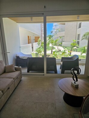 Living area - 2BR 2BA Family Friendly Beachfront Oasis in Brand New Development! (Cabarete)