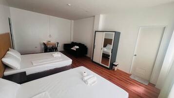 Desk, laptop workspace, free WiFi, wheelchair access