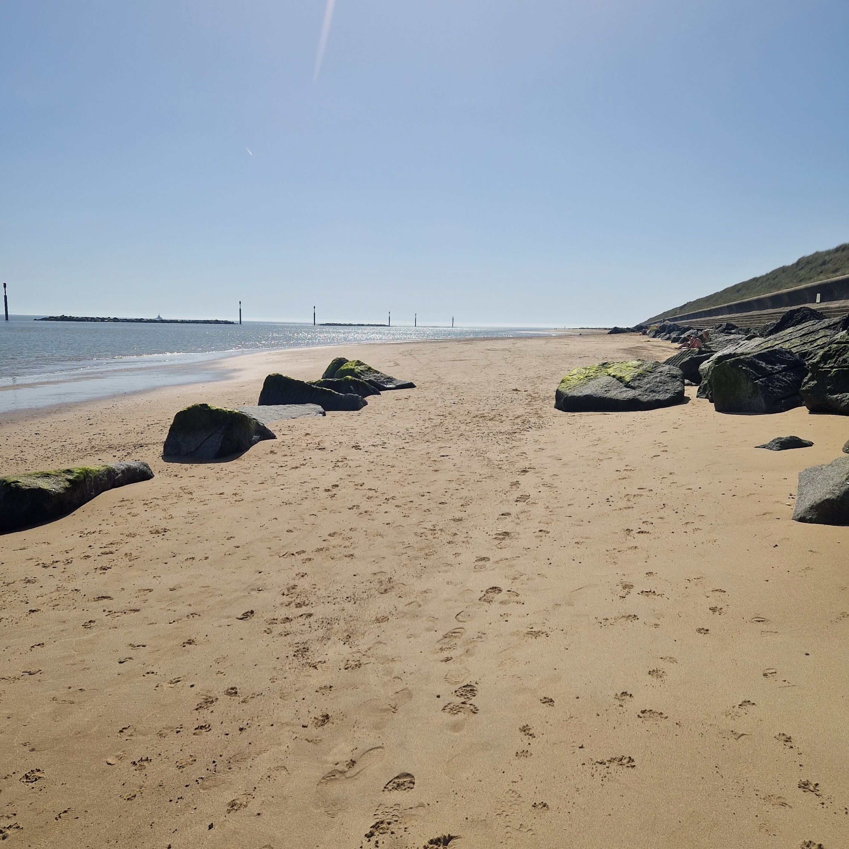 Nær stranden