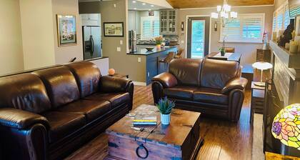 Lake Retreat | Sauna | Fenced Yard | Walk to Town