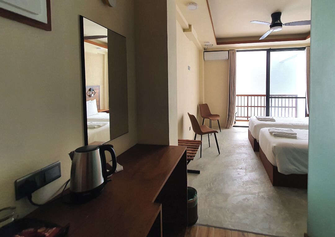 Deluxe Twin Room, Balcony, Courtyard Area