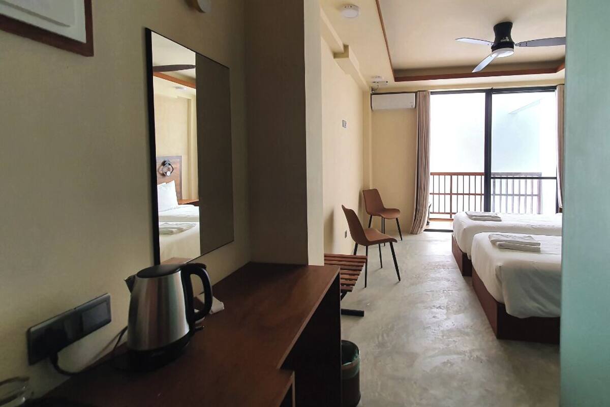 Deluxe Twin Room, Balcony, Courtyard Area