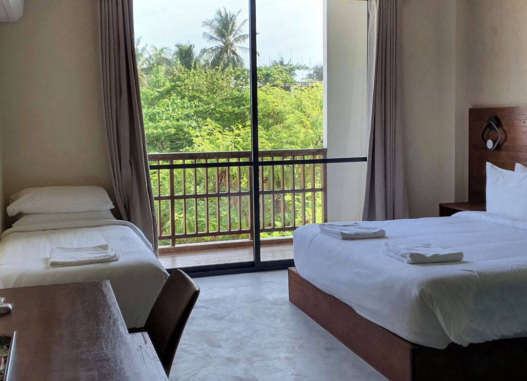 Deluxe Triple Room, Balcony, Sea View