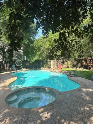 屋外プール、温水プール