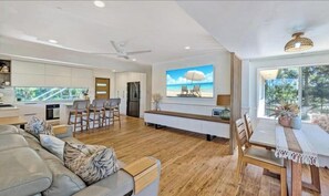 Living area - Spacious Family Retreat with Pool, Waterslide & Dual Living Minutes from Beaches (Kuluin)