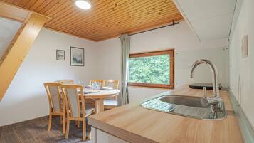 Family House, 1 Bedroom, Microwave, Mountainside (Lodge Trtinka /w Terrace & BBQ in) | Private kitchen