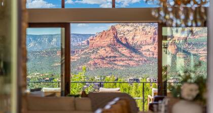 Tuscan Red Rock Overlook | Luxury Wellness Villa - 2 Pools, 2 Waterfalls, Fire Features, Spa, Sauna, Massage Chairs & Salt Room!