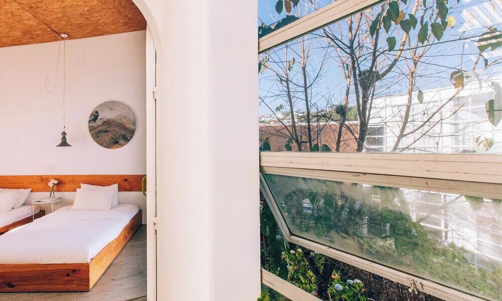 Standard Triple Room, Garden View | View from room