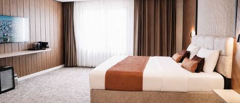 ห้องพรีเมียม, วิวเมือง | ตู้นิรภัยในห้องพัก, ผ้าม่านกันแสง, เตารีด/โต๊ะรีดผ้า, Wi-Fi ฟรี