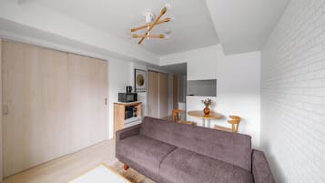 Apartment | Living area | 42-inch flat-screen TV with digital channels