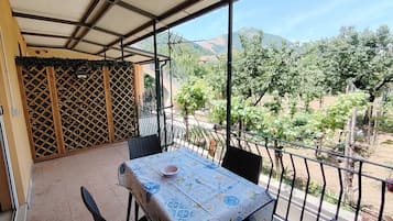 Udsigt fra balkon