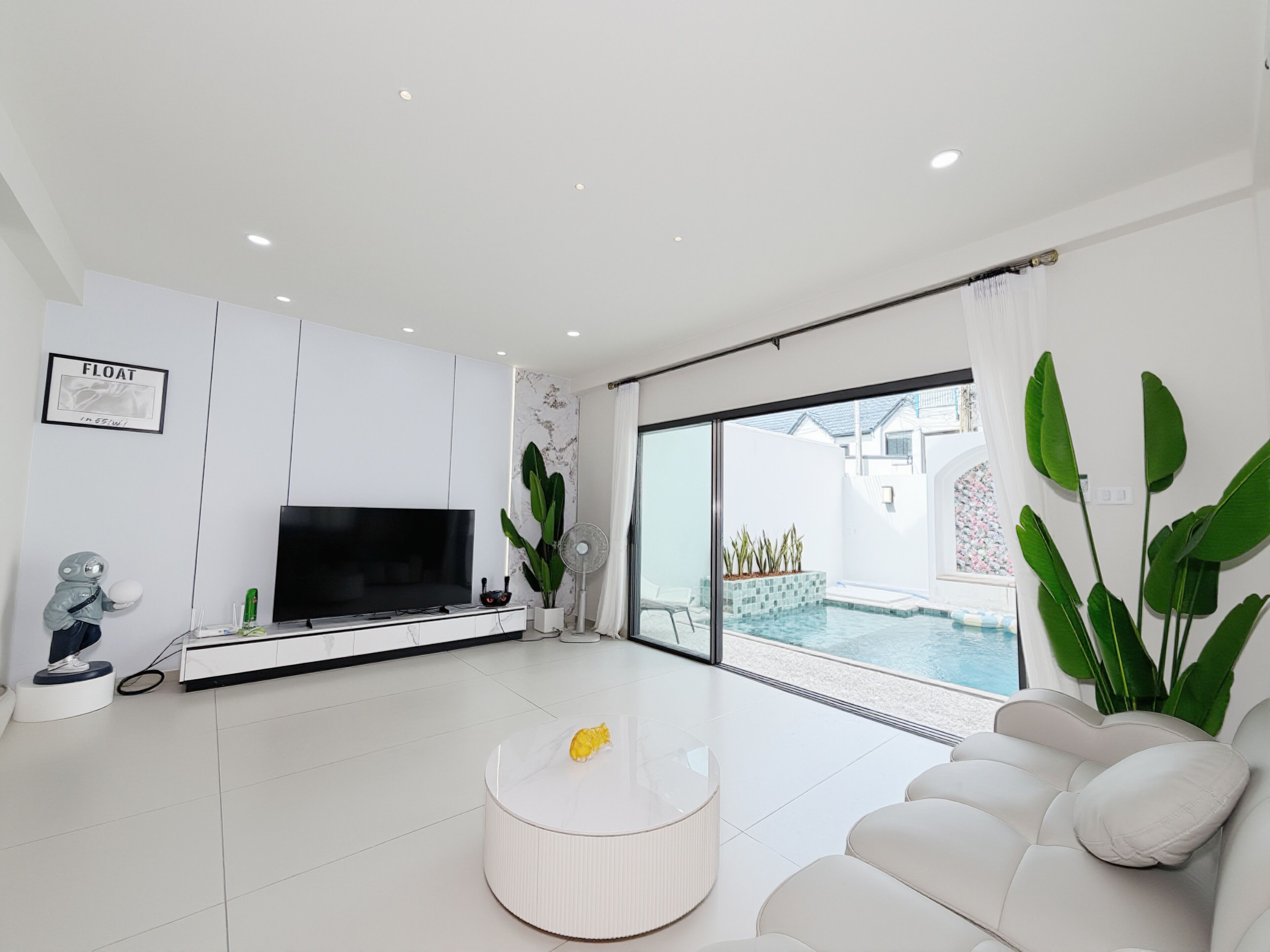 Villa familiar, 3 habitaciones, piscina privada | Zona de estar