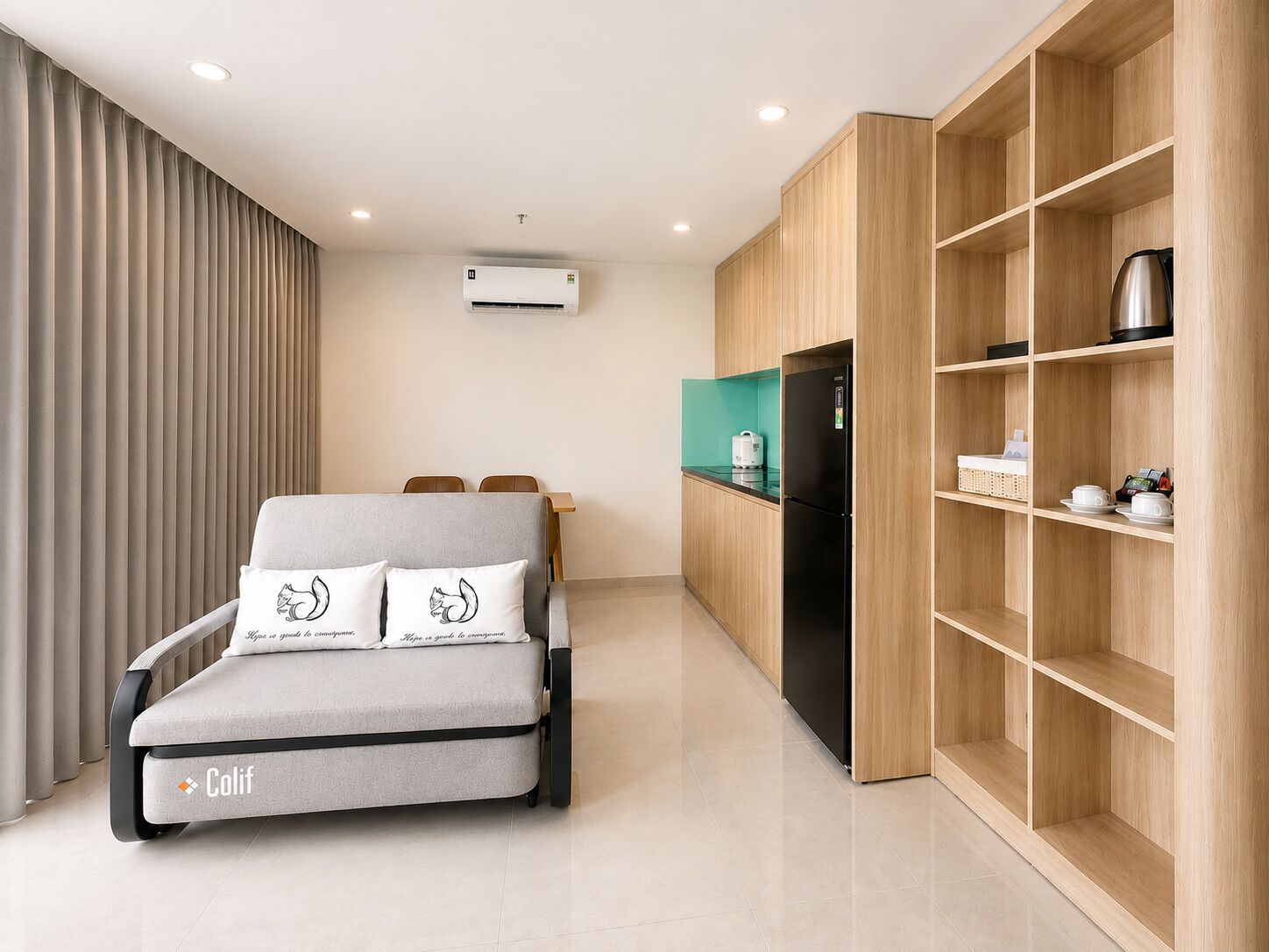 Deluxe Apartment, River View | Minibar, desk, blackout curtains, soundproofing