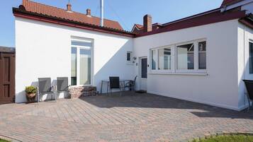Klassiek appartement, uitzicht op tuin | Buiten dineren
