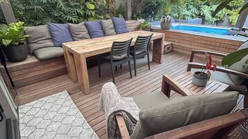 House, 2 Bedrooms, Terrace, Garden View | Pool