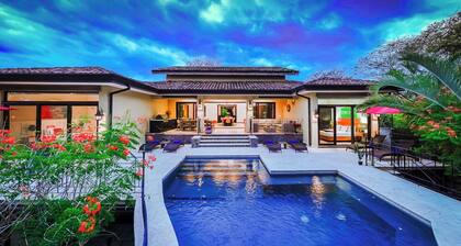 Beachfront Avellanas Retreat | 8 Bedrooms | Private Pool | Beach Club & Walkable Surf Beach Access