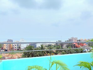 Rooftop terrace - Hotel nearby Puri Sea Beach Olive Turtle (Brahmagiri)