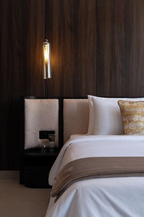 Chambre Double, balcon, vue jardin