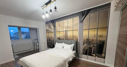 New York-style Studio, Free Private Parking, Central Oradea