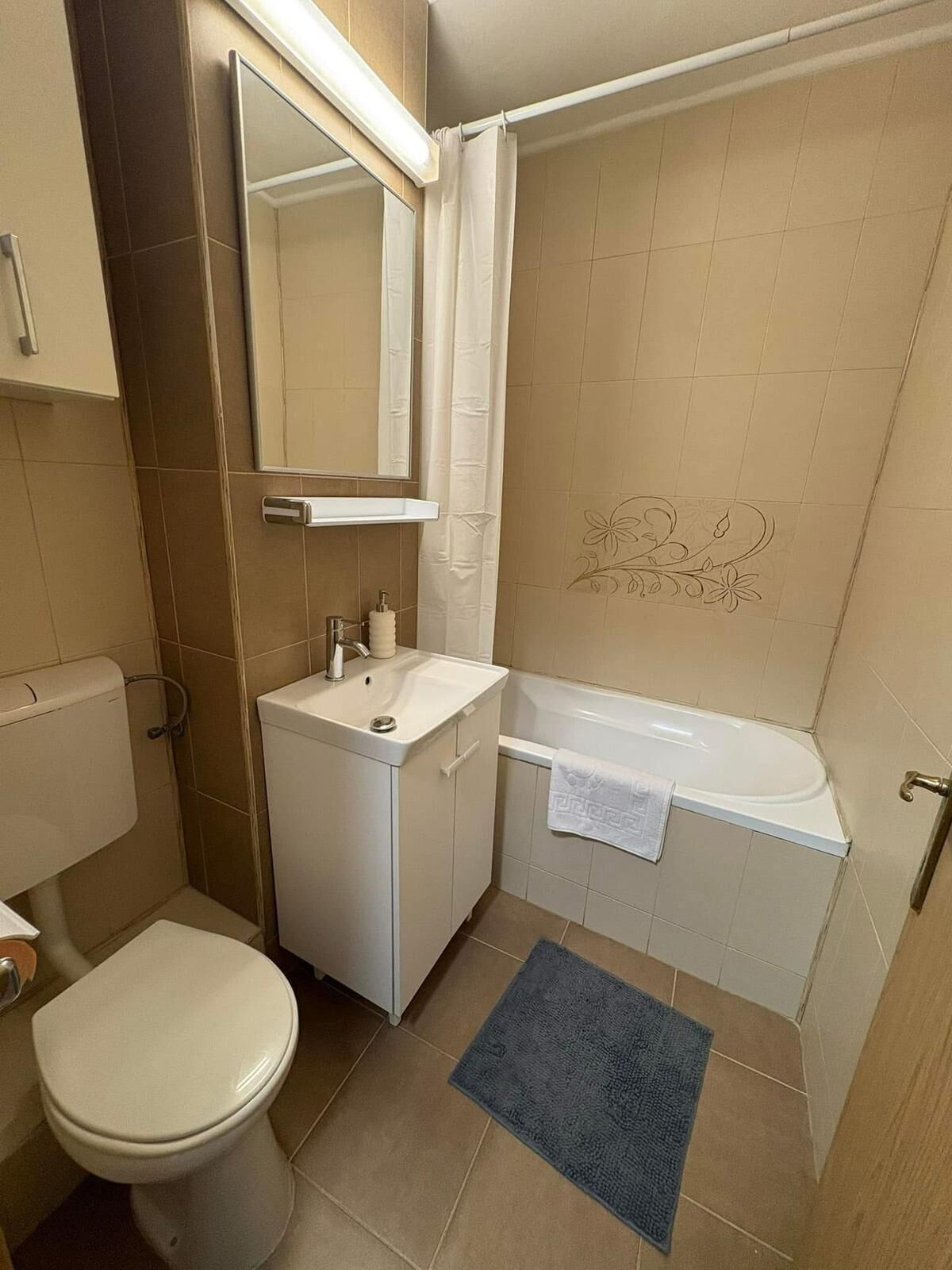 Hårtørrer, håndklæder, Sæbe, Toiletpapir