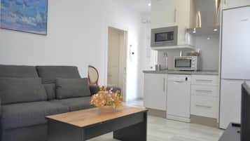 Deluxe studio, terras | Woonruimte