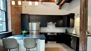 Private kitchen - Brick & Bed - Riverfront Loft (St. Louis)