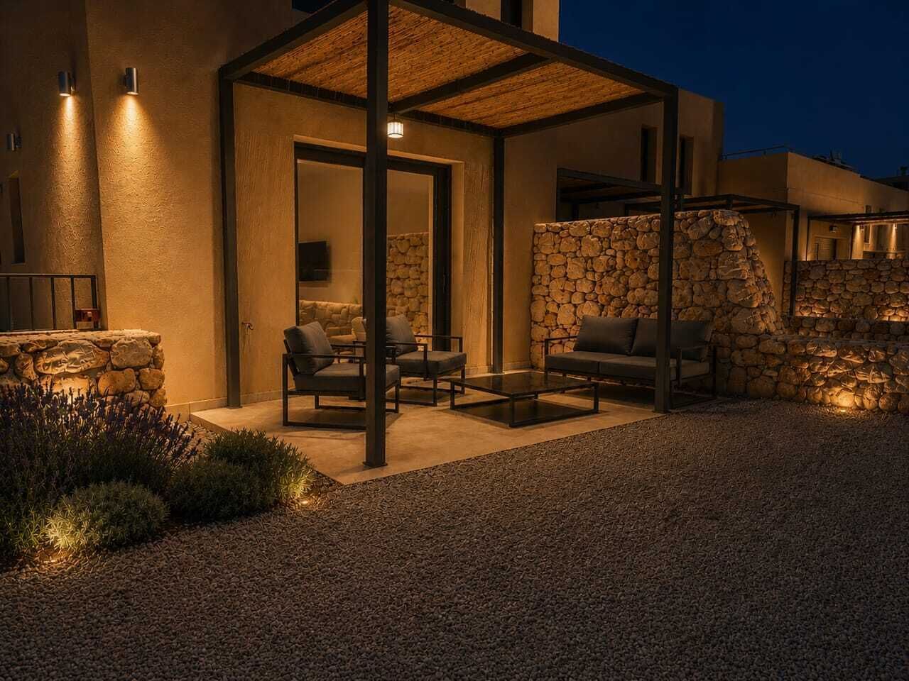 Deluxe-lejlighed - udsigt til have | Terrasse/gårdhave