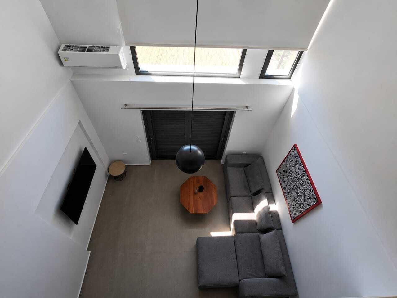 Deluxe appartement, uitzicht op tuin | Woonruimte