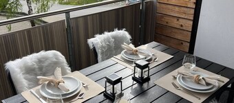 book2stay: Retro-Alpin Studio mit Balkon