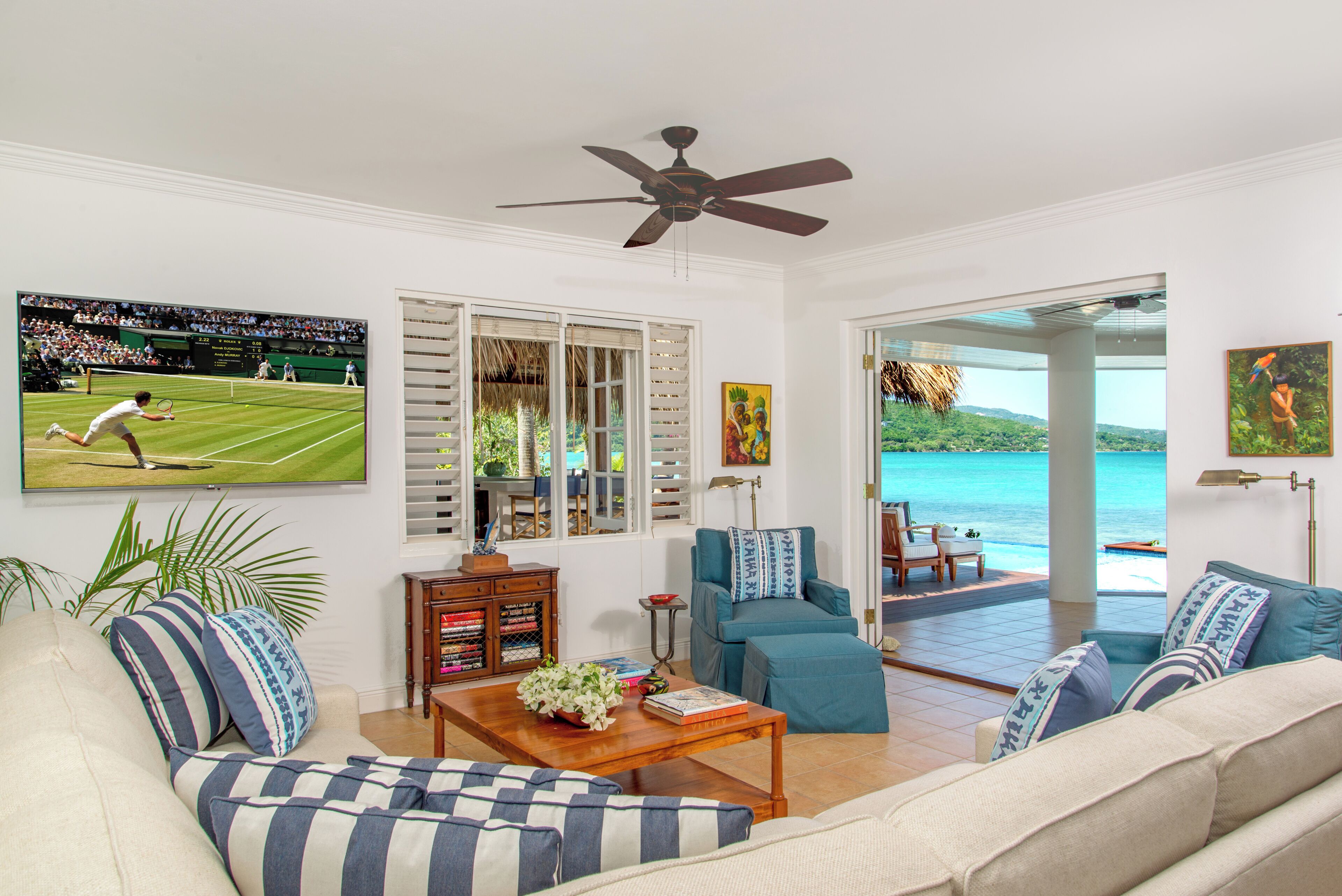Oceanfront Paradise Staffed 4 Bedroom Home Views Pool Beach Access Gym Tennis - Montego Bay