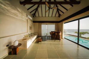 The Arabian Sea Villa | In-room safe, desk, laptop workspace, blackout drapes - The Earth-Maison Ocean Beach Resort (Ashvem)