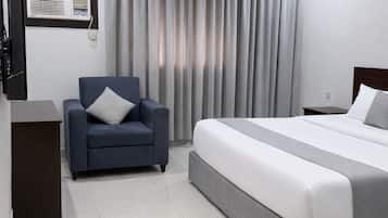 Double Room | Premium bedding, down duvets, in-room safe, iron/ironing board