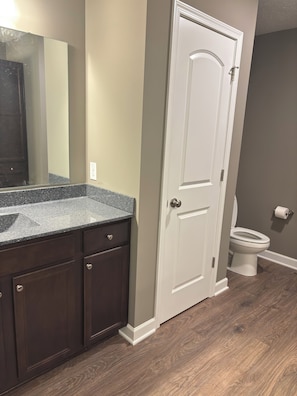 Towels, soap, toilet paper