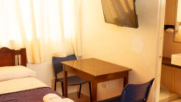 Desk, laptop workspace, free WiFi