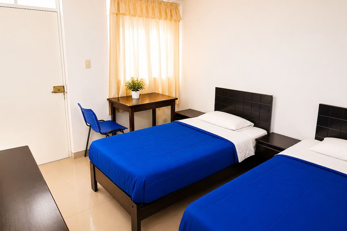 Standard Double Room | Desk, laptop workspace, WiFi (free), bed sheets