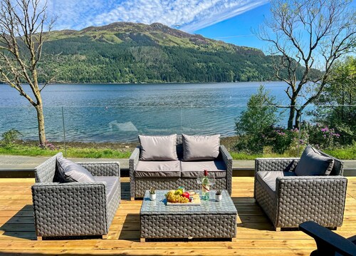 Kilbride Lodge with Uninterrupted Loch & Mountain Views